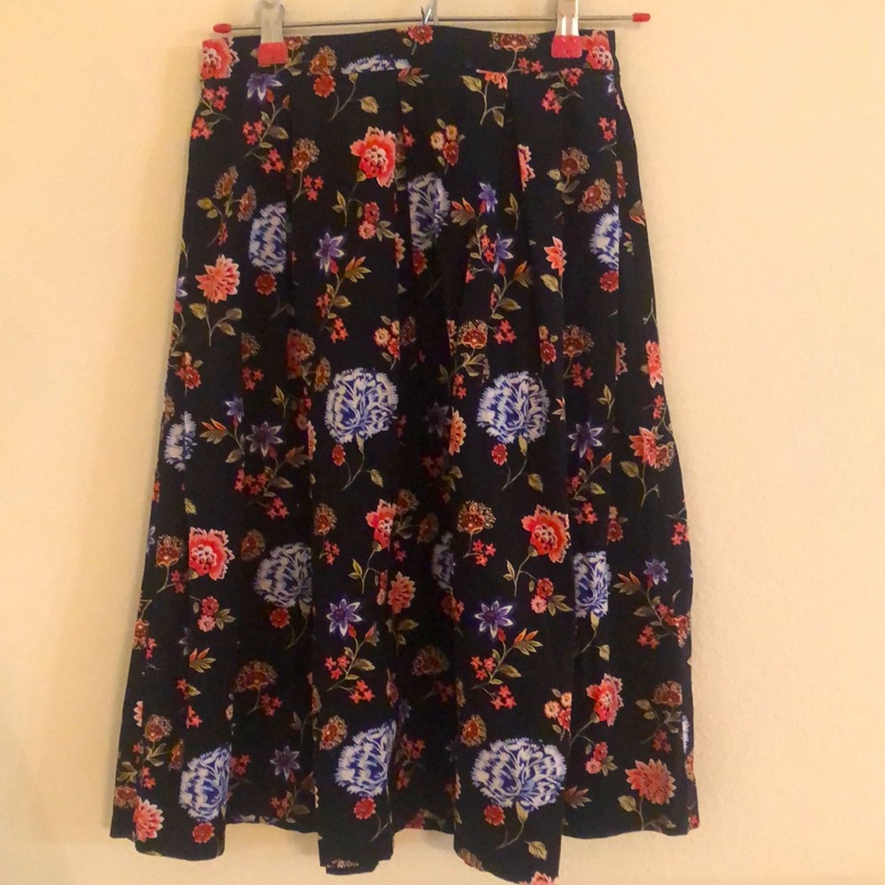 Floral Midi Skirt
